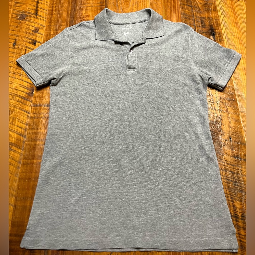 Austin Clothing Co. Gray Polo Size Small - Picture 3 of 13